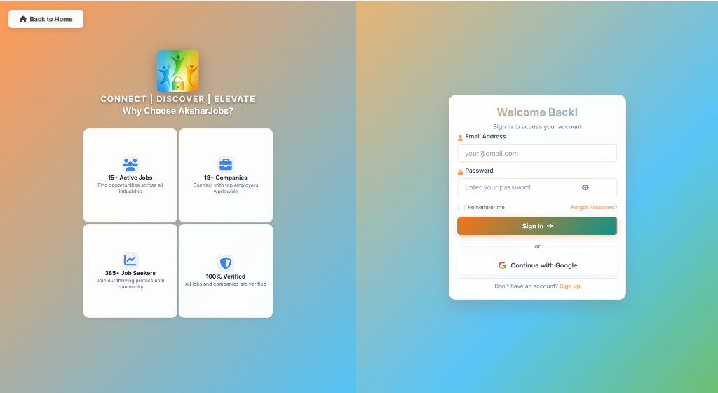 Akshar Jobs login