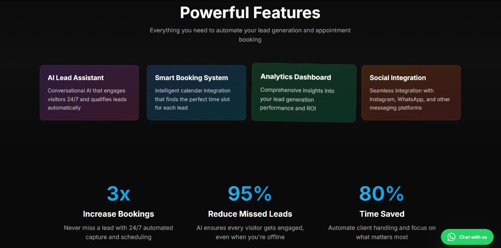 Leadora features section